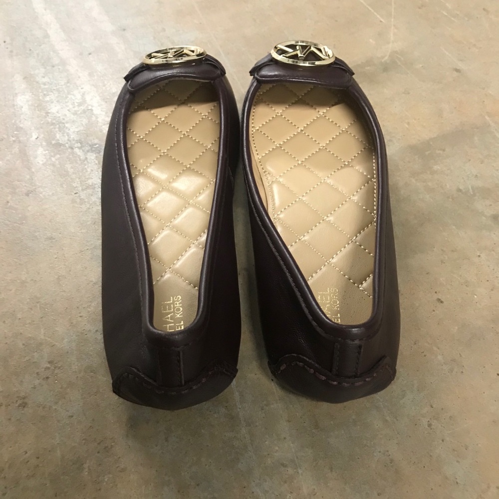 Women’s Michael Kors Flats-SZ 6M Dark Brown - Picture 5 of 12
